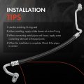 A-premium A C Discharge Line Hose Assembly Compatible With Honda Cr-v 2012-2014 2 4l Compressor To Condenser