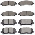 Aintier Automotive Replacement Brake Pads Front Rear Fit For Acura Mdx 2007-2013 For Zdx 2010-2013 Honda Pilot 2009-2011