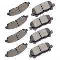 Aintier Automotive Replacement Brake Pads Front Rear Fit For Acura Mdx 2007-2013 For Zdx 2010-2013 Honda Pilot 2009-2011