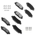 Brake Pad Set 8pcs Front And Rear Ceramic D1210 D1391