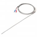 K Type Thermocouple 3mmx200mm Temperature Sensor Probe With 1 5m Cable 32-1472f 0-800c 