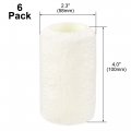 Uxcell Paint Roller Cover 4 Inch X 3 8 Nap Mini High Elasticity Fiber Brush For Household Wall Painting Treatment 6pcs