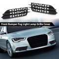 G-plus Fog Light Lamp Grille Grill Cover Bezel Trim Left And Right Compatible With Audi A6 C7 Sedan Standard Bunper Model Only