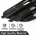 G-plus Fog Light Lamp Grille Grill Cover Bezel Trim Left And Right Compatible With Audi A6 C7 Sedan Standard Bunper Model Only