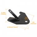 Jmtaat Trailer Hitch Receiver Ball Mount Compatible With 1997-2018 Trx 250 Recon Atv Powder Coated Finish