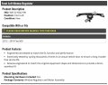 Front Left Driver Side Window Regulator And Motor Assembly Includes Mounting Hardware Compatible With 2012-2019 Fiat 500