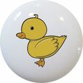 Carolina Hardware And Decor 1653 Duckling Yellow Duck Ceramic Cabinet Drawer Knob 