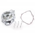 Hongk- See Through Engine Stator Cover Compatible With Suzuki Gsx1300r Hayabusa 99-13 W Gasket B01mstqcee