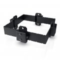 Ironwood 8x8 Post Band 51787 Black Powder Coated Hot Dip Galvanized Steel Joining Plate With Screws And Plugs 1 Pack 