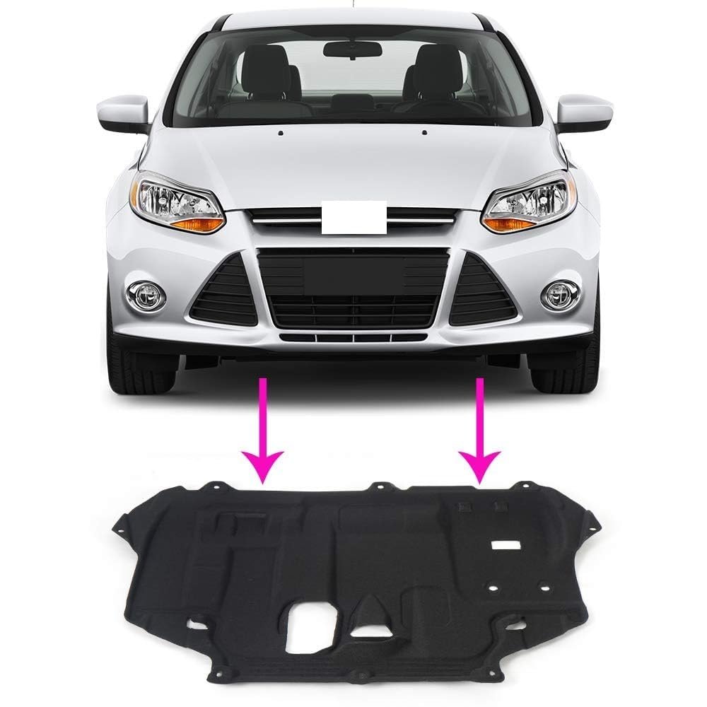 Engine Splash Shield For Ford C-max 13-18 Fit Focus 12-18 Transit Connect 14-17 Cover Av6z6p013a Fo1228121