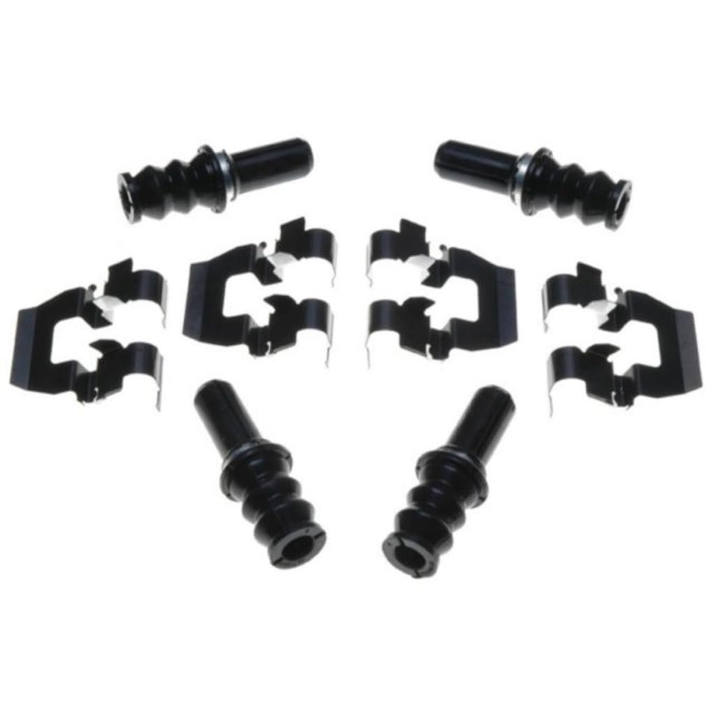 Rear Disc Brake Caliper Hardware Kit For Ford Excursion 2000 To 2005 Steel Gold Classification With Clips And Bushings