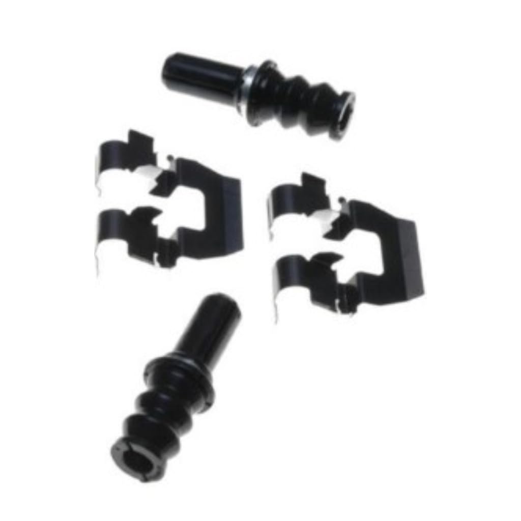 Rear Disc Brake Caliper Hardware Kit For Ford Excursion 2000 To 2005 Steel Gold Classification With Clips And Bushings