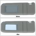 Kuafu Sun Visor Driver Side Compatible With 2007 2008 2009 2010 2011 Toyota Camry Without Sunroof Gray Replacement For