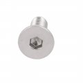 Uxcell 3 8-16 X 1-1 4 304 Stainless Steel Flat Head Hex Socket Cap Screw Fastener 5pcs