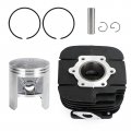 Topteng Motorcycle Piston Cylinder Kit 64mm Gasket Top End Fits For Suzuki Ts185 Ts185c Sierra 1978-1981 11210-29900