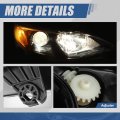 Auto Dynasty Factory Style Projector Headlight Lamp Compatible With Chevrolet Malibu 2019-2024 Passenger Right Side Black