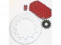 Kawasaki Kdx200 200 Kdx220 220 Red Chain Sprocket 14 49 114l