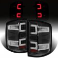 Hecasa Led Tail Lights Compatible With 2014-2018 Silverado 1500 2500hd 3500hd Replacement For 23141274 23141275 Left Right