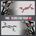 Kemimoto X3 Door Opener Kits Shocks Struts Compatible With 2017-2022 Can Am Maverick And Max Front Rear Doors Black