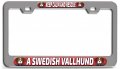 Keep Calm And Rescue A Swedish Vallhund Dogs Pets Ch 3d Metal License Plate Frame Auto Suv Truck Tag Holder R12 
