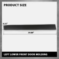 Left Lower Front Door Molding For Jeep Compass 2011-2017 Black 5182563ab