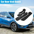 X Autohaux 1 Set Door Anti Kick Pad Stickers Carbon Fiber Pattern Anti-scratch Guard Protector For Nissan X-trail 4th