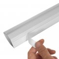 Electriduct Small Corner Duct Cable Raceway 1075 Series 5 Feet White