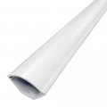 Electriduct Small Corner Duct Cable Raceway 1075 Series 5 Feet White 