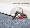 Electriduct Small Corner Duct Cable Raceway 1075 Series 5 Feet White