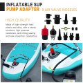 2 Inflatable Pump Adaptor Paddle Board Valve Adapter With 9 Standard Conventional Air Nozzles Fors Sup Inflator Inflatable Boat