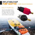 2 Inflatable Pump Adaptor Paddle Board Valve Adapter With 9 Standard Conventional Air Nozzles Fors Sup Inflator Inflatable Boat