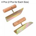 Uxcell Inside And Corner Trowels 1 9 Inch Galvanized Steel Drywall Shaping Tool 2pcs