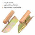 Uxcell Inside And Corner Trowels 1 9 Inch Galvanized Steel Drywall Shaping Tool 2pcs