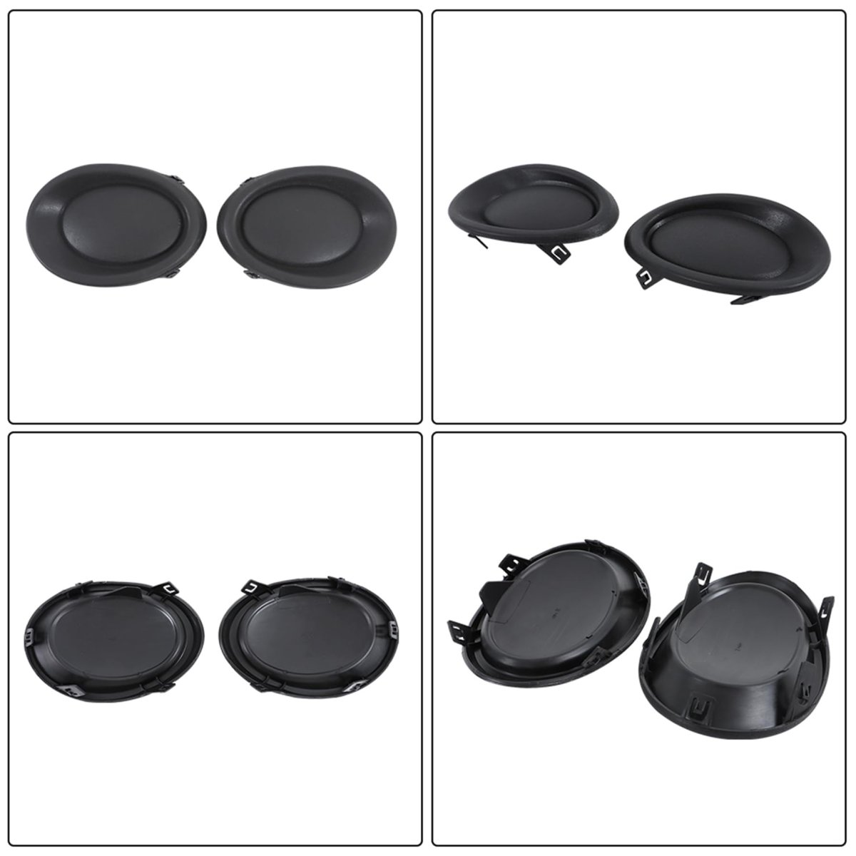 Front Bumper Fog Light Cover Pair For Rogue Sport 2017 2019 Driver And Passenger Side Replacement Ni1038155 Ni1039155