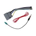 Car Stereo Radio Wiring Harness Antenna Adapter Kit Fit For Jeep Commander 2009-2010 