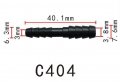 Autobahn88 Straight Reducer Nylon Vacuum Hose Joiner Od 6 5 5mm 0 26 2 Pack Of 10