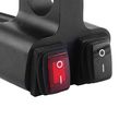 12v 16a Motorcycle Handlebar Dual On Off Switch Waterproof Aluminium Cnc Spotlightes For 7 8 22mm Switch Fog Spot Light Off Led