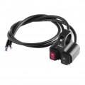 12v 16a Motorcycle Handlebar Dual On Off Switch Waterproof Aluminium Cnc Spotlightes For 7 8 22mm Switch Fog Spot Light Off Led