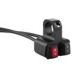 12v 16a Motorcycle Handlebar Dual On Off Switch Waterproof Aluminium Cnc Spotlightes For 7 8 22mm Switch Fog Spot Light Off Led