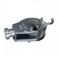 Power Steering Pump Chrome Keyway Style For Most Gm 1966-1974 Saginaw 5 8 Keyed Shaft 