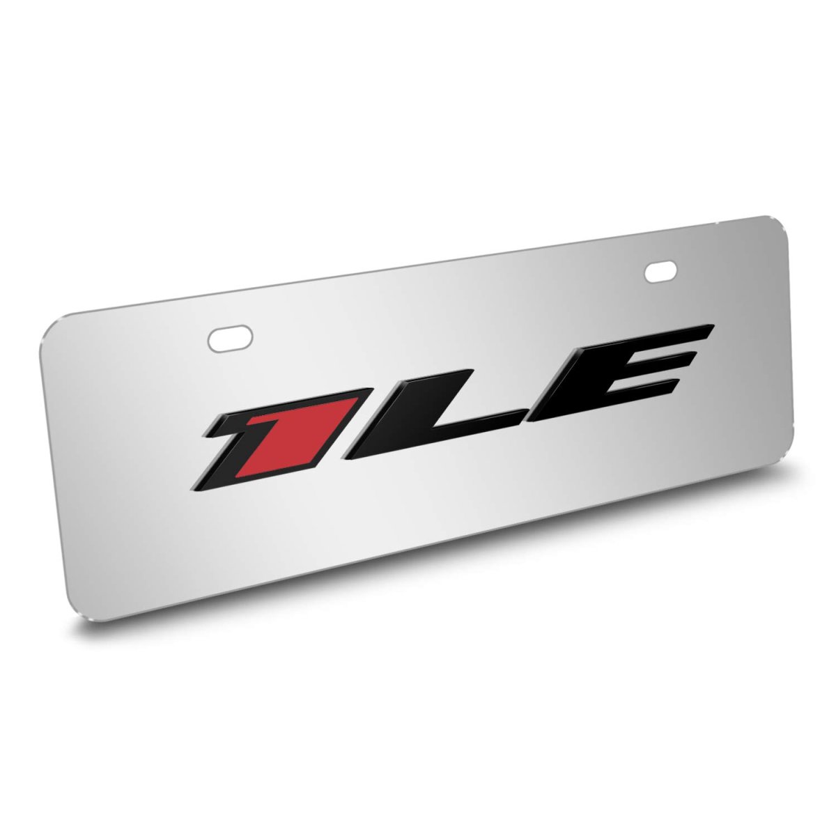 Chevrolet Camaro 1le In 3d 12 X 4 25 European Look Chrome Half-size Stainless Steel License Plate Official Licensed