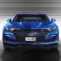 Chevrolet Camaro 1le In 3d 12 X 4 25 European Look Chrome Half-size Stainless Steel License Plate Official Licensed 