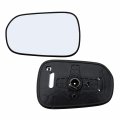 Driver Left Side Mirror Glass Assembly With Plastic Back Plate Non-heated Compatible 1998-2002 Honda Accord Sedan