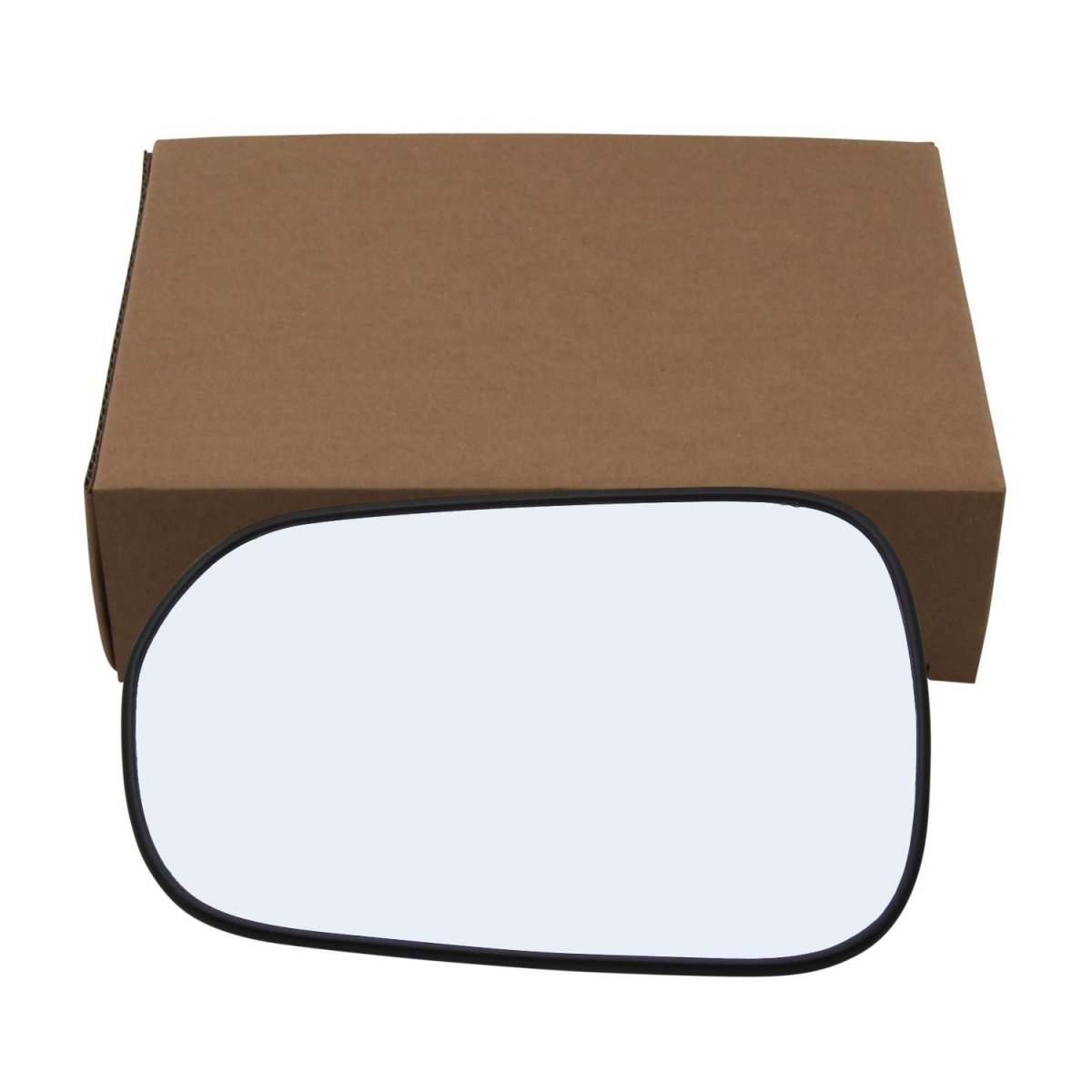 Driver Left Side Mirror Glass Assembly With Plastic Back Plate Non-heated For 1998-2002 Honda Accord Sedan