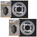 Niche Front Brake Rotor Pad Semi Metallic Kit For Polaris Sportsman 500 Magnum 330