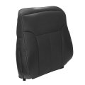 Charcoal Black Perforated Microfiber Leather Driver Side Backrest Seat Cover For Ford Super Duty F250 F350 F450 F550 Lariat Fx4