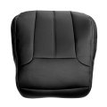 Charcoal Black Perforated Microfiber Leather Driver Side Backrest Seat Cover For Ford Super Duty F250 F350 F450 F550 Lariat Fx4