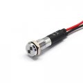 Alpinetech Pl8ms 8mm 5 16 12v Led Metal Signal Indicator Pilot Dash Light With Symbols Hazard 