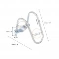 Uxcell Cross-connector Vertical Pipe Clip 4pcs Fit 2 50mm To Crossover Buckle Steel Cross Clamp For Greenhouse Awning Frames