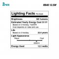 Ecosmart 75-watt Equivalent Br40 Dimmable Energy Star Led Light Bulb Daylight 2-pack